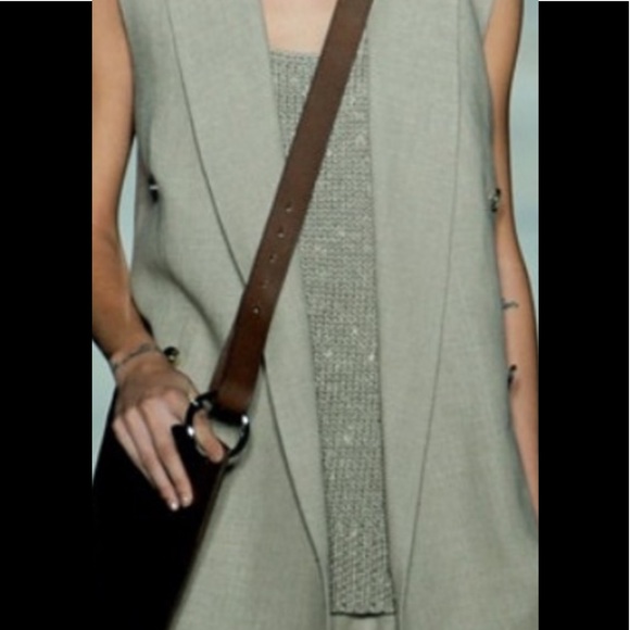 MICHAEL KORS RUNWAY✨ Taupe linen knit top - Picture 3 of 6